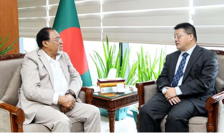 চীনা রাষ্ট্রদূতের বিদায়ী সাক্ষাৎ